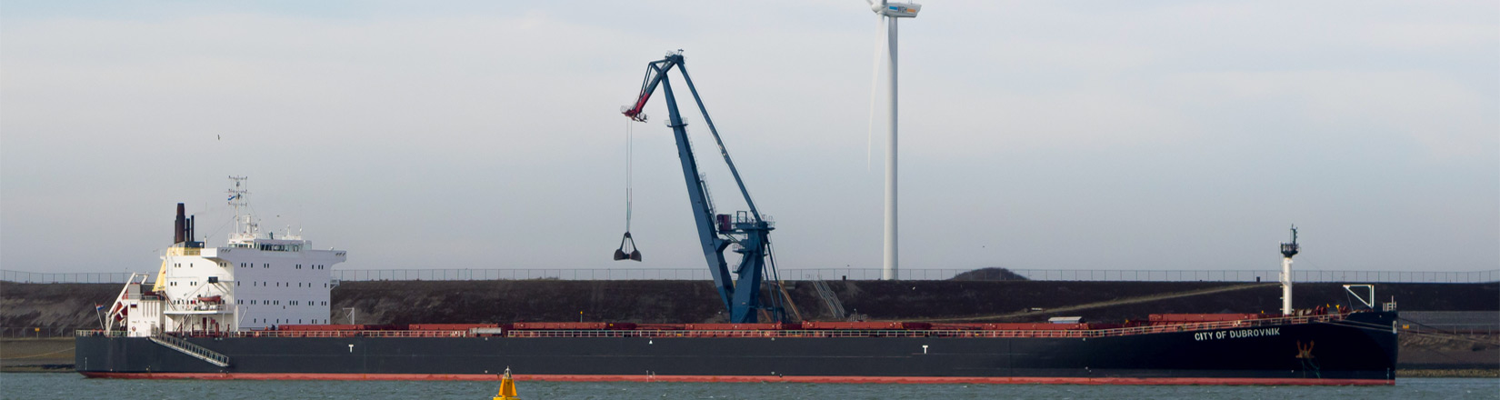 amsterdam bulk handling floating crane ijmond